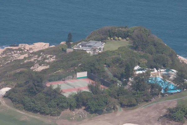 Shek O-Country Club golf sahasının havadan görünüşü 24 Mart 2008 