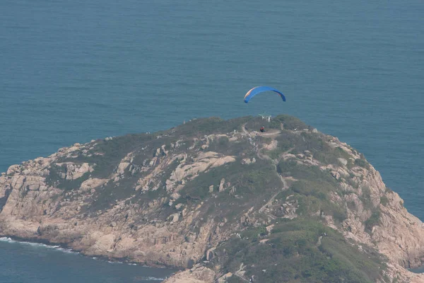 Shek Gezien Vanaf Het Spoor Van Dragon Back Hong Kong — Stockfoto