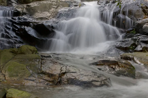 Nice Waterfall Little Hawaii Trail Tseung Kwan Junho 2008 — Fotografia de Stock