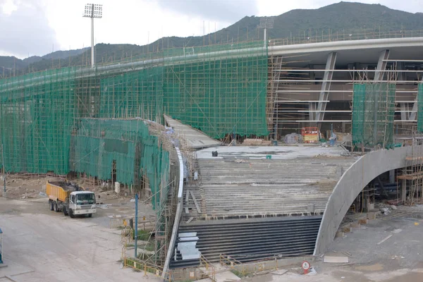 Tseung Kwan Sports Ground Building June 2008 — Stock Photo, Image
