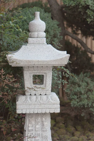 Japansk Stenlykta Vid Zen Garden Natur Japan Mars 2008 — Stockfoto