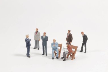 Film çekim ekibinin mini figürü.