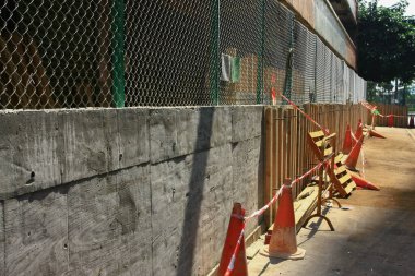 13 Eylül 2008 Kwun Tong Bölgesi. Hong Kong 'da. 