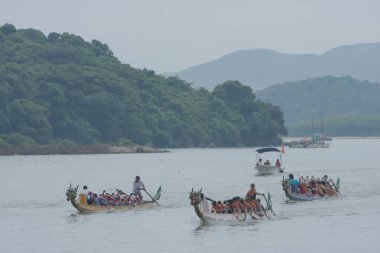  8 Haziran 2008 'de Sai kung hk' ta Ejderha Tekne Yarışı
