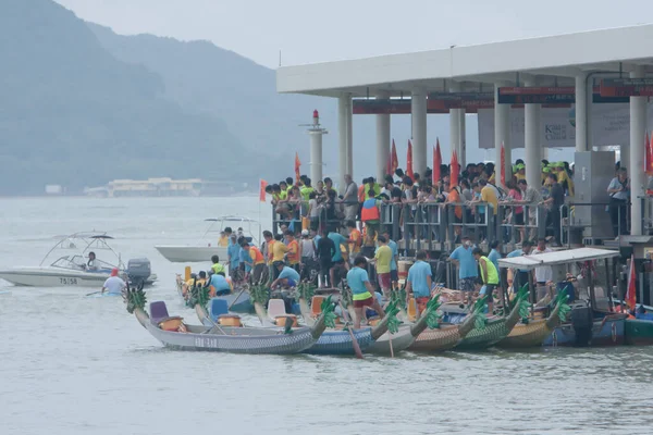 Dragon Boat Race Sai Kung Червня 2008 — стокове фото