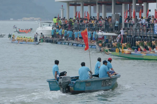 Dragon Boat Race Sai Kung Июня 2008 — стоковое фото