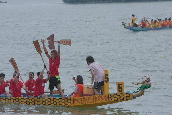 Dragon Boat Race Sai Kung Juni 2008 — Stockfoto