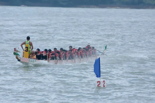 Dragon Boat Race Sai Kung Июня 2008 — стоковое фото