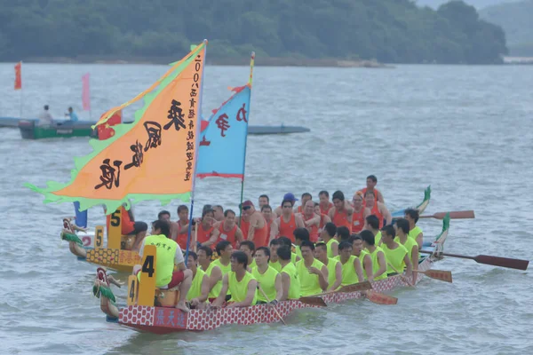 Dragon Boat Race Sai Kung Juni 2008 — Stockfoto