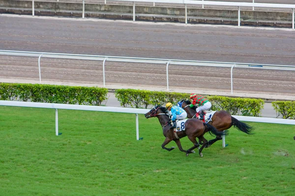 Julho 2008 Corrida Cavalos Hong Kong Jockey Club — Fotografia de Stock