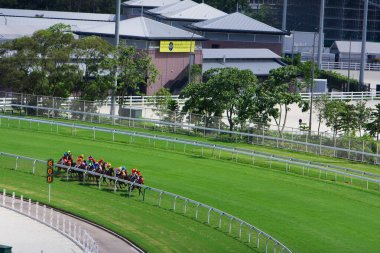 1 Temmuz 2008 'de Hong Kong Jokey Kulübü' nde At Yarışları