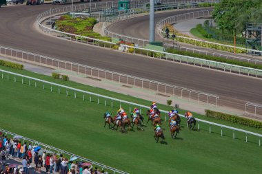1 Temmuz 2008 'de Hong Kong Jokey Kulübü' nde At Yarışları