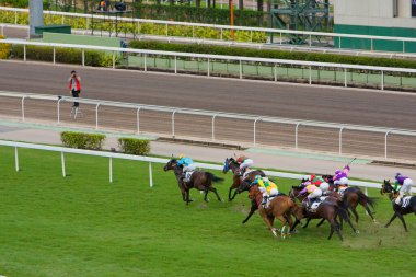 1 Temmuz 2008 'de Hong Kong Jokey Kulübü' nde At Yarışları