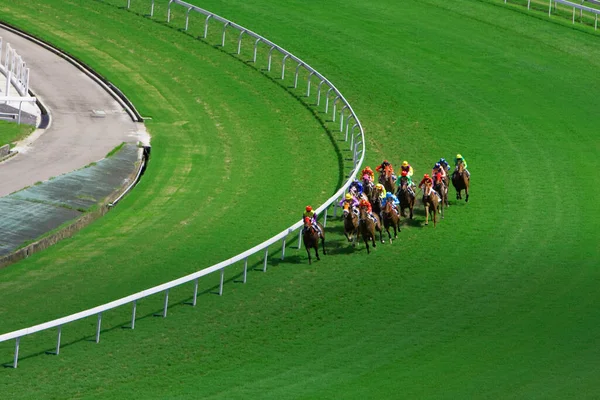 Julho 2008 Corrida Cavalos Hong Kong Jockey Club — Fotografia de Stock