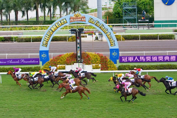 Luglio 2008 Horse Racing Hong Kong Jockey Club — Foto Stock