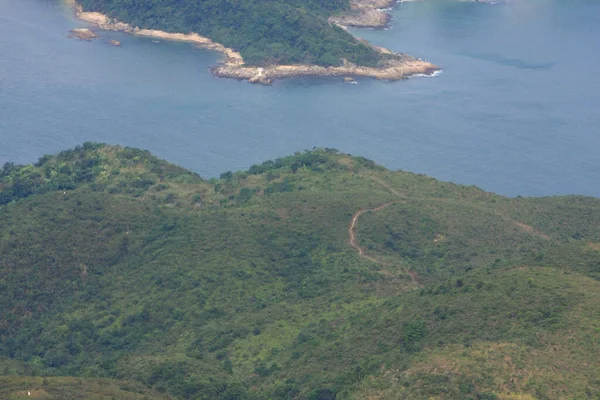 Uitzicht Sai Kung Razor Hill Nov 2008 — Stockfoto
