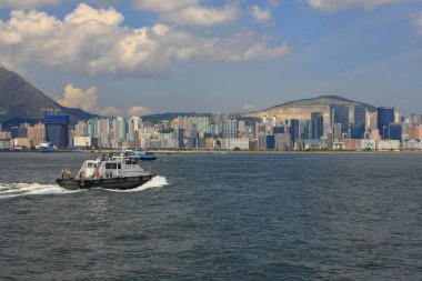 30 Ağustos 2008 'de, Hong Kong' da kentsel manzara gökdelenleri