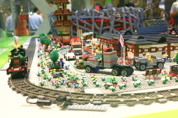 Tema Lego 2008 Juegos Olímpicos Verano Ago 2008 — Foto de Stock