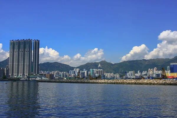 Edificio Residencial Shau Kei Wan Ago 2008 —  Fotos de Stock