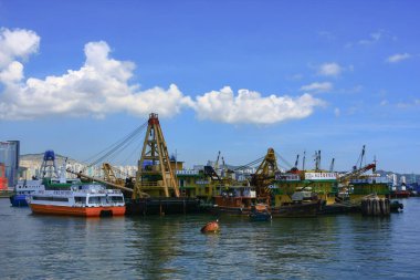 Kowloon City Feribot İskelesi Kwun Tong 30 Ağustos 2008 