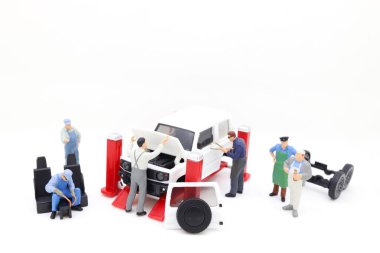 10 Nisan 2020 Services araba motoru konsepti.