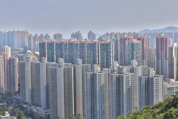 Vista Razor Hill Cidade Nova Tseung Kwan Abril 2020 — Fotografia de Stock