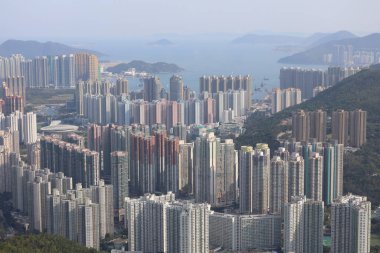13 Nisan 2020 'de Hong Kong' da bir Po Lam bölgesi.