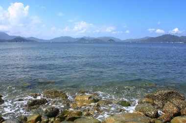 17 Ağustos 2008 Sai kung 'daki Liman Barınağı Yazı 