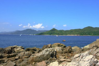 17 Ağustos 2008 Sai kung 'daki Liman Barınağı Yazı 