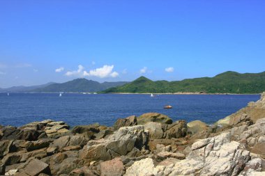 17 Ağustos 2008 Sai kung 'daki Liman Barınağı Yazı 