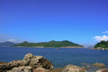 17 Ağustos 2008 Sai kung 'daki Liman Barınağı Yazı 