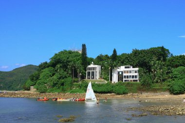 17 Ağustos 2008 Sai kung 'daki Liman Barınağı Yazı 