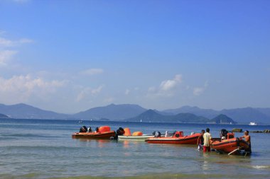 17 Ağustos 2008 Sai kung 'daki Liman Barınağı Yazı 