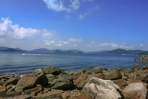 Ağustos 2008 Sai Kung Daki Liman Barınağı Yazı — Stok fotoğraf