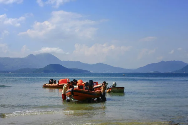 Ago 2008 Verão Abrigo Porto Sai Kung — Fotografia de Stock