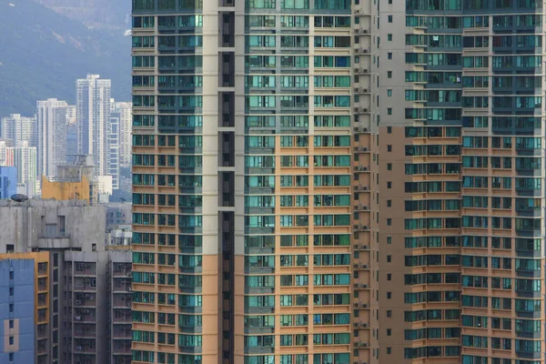 Aug 2008 Residential Building Kowloon Side Hong Kong — Stock Photo, Image