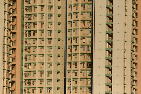 Жилые Дома Kwun Tong Hong Kong Июля 2008 — стоковое фото