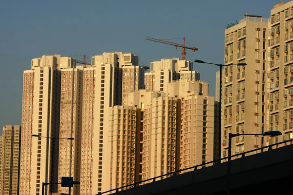 Ein Wohnhaus Kwun Tong Hong Kong Juli 2008 — Stockfoto