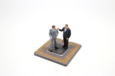 Bilgi Teknolojisi güvenliği veya bilişim başarısı konsepti.