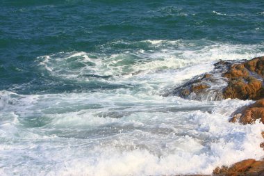  Shek o sahili. Hong Kong 'da 26 Ekim 2008