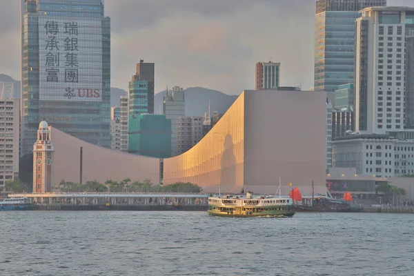 Mayo 2020 Victoria Harbour Hora Verano Hong Kong — Foto de Stock