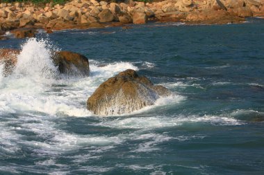  Shek o sahili. Hong Kong 'da 26 Ekim 2008