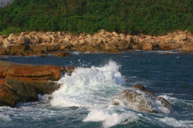  Shek o sahili. Hong Kong 'da 26 Ekim 2008