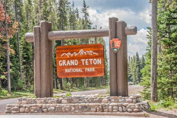 Grand Teton Milli Parkı işaret