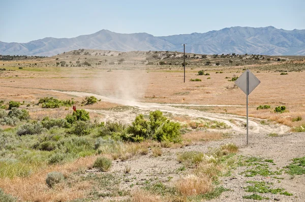 Diable de la poussière dans l'Utah rural — Photo