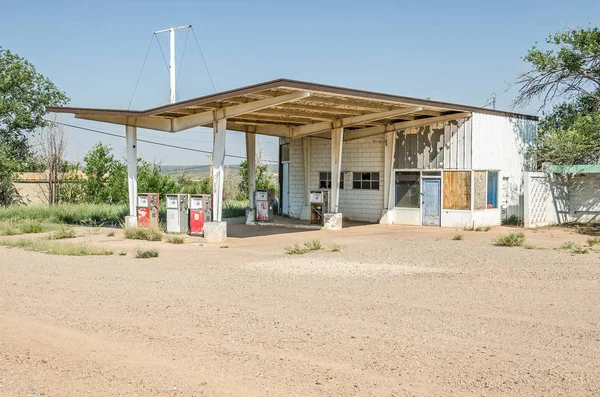 Vintage Gas Station on Route 66 — Stock Photo, Image