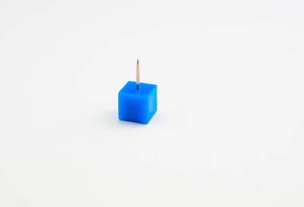 Office button-cube on a white background — 스톡 사진