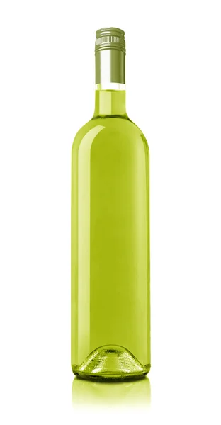 Botella de vino blanco — Foto de Stock