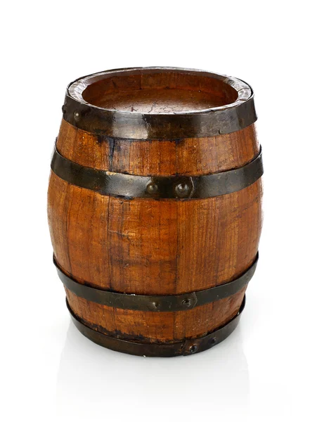 Barrel on white — Stock Photo, Image