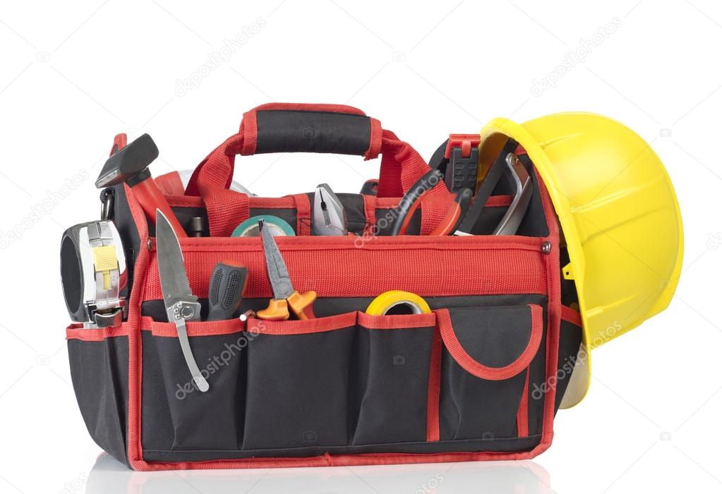 Toolbox full with tools
